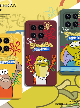 比奇堡的居民们适用红米k80手机壳小米14ultra小丑鱼15s情侣13新款k90k70k60k50至尊版12pro/note/17/turbo4