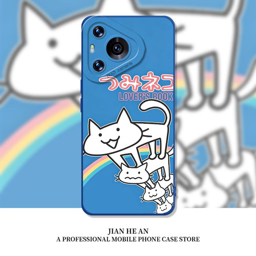 适用华为手机壳日漫猫咪