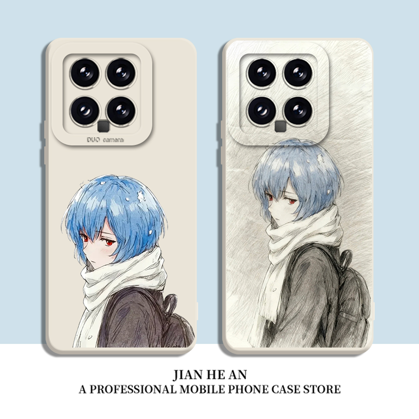 适用小米手机壳绫波丽