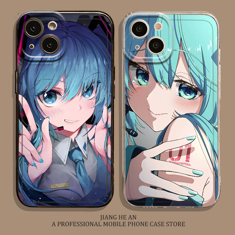 miku适用小米13ultra手机壳14红米k80至尊版15初音未来k70透明12pro新款11动漫note周边10/k60二次元k50/k40s