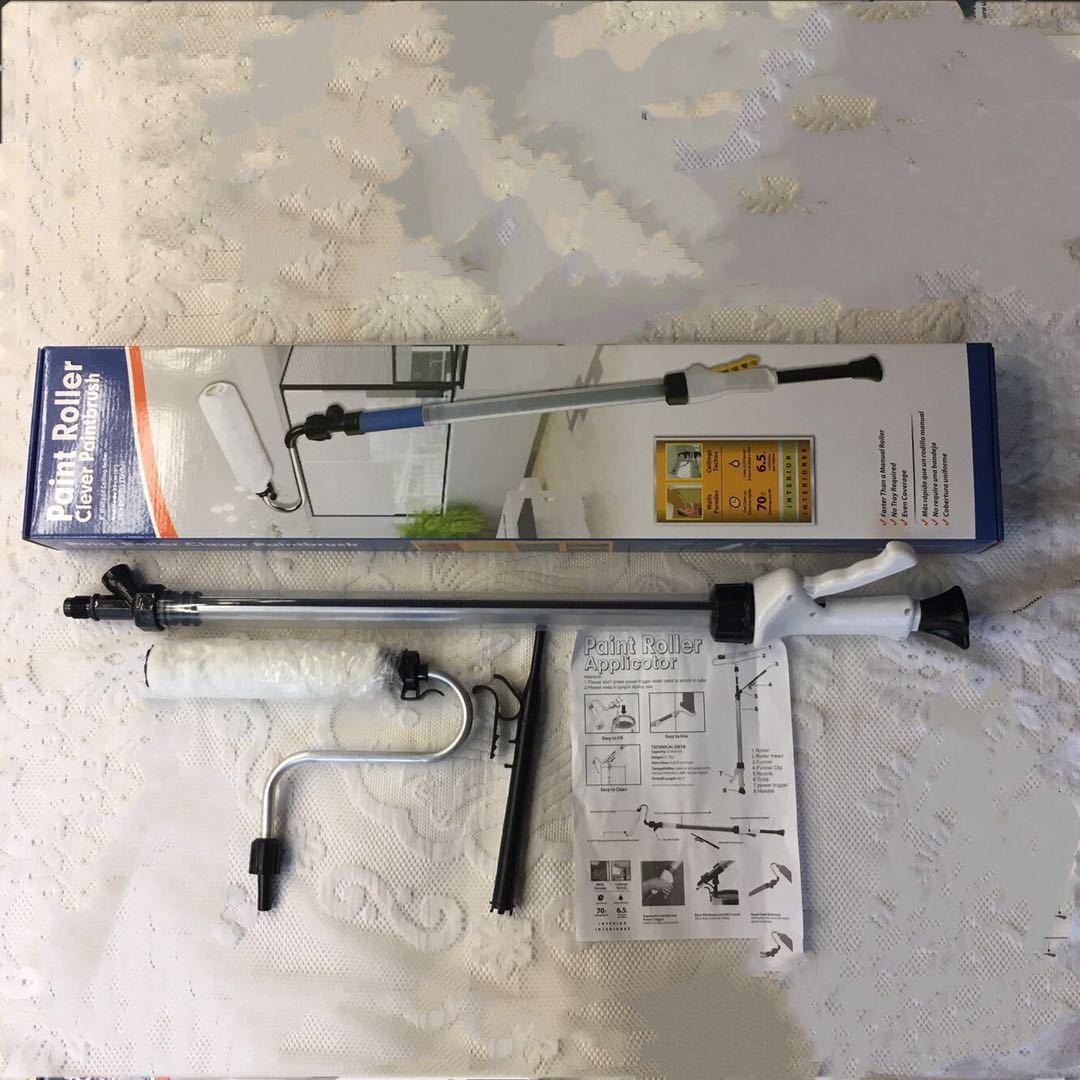 机油漆滚筒刷涂料乳胶漆滚式伸缩器工具自涂刷墙新款刷子吸神器杆