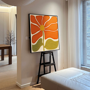 ins风抽象花卉卧室治愈系挂画客厅沙发落地画餐厅玄关走廊装饰画