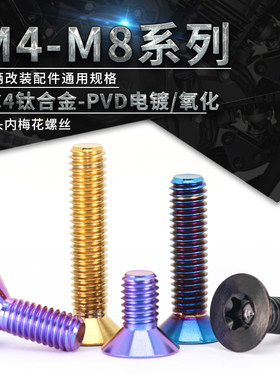 TC4-钛合金沉头内梅花螺丝