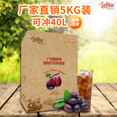 德馨珍选浓缩果汁 酸梅汤奶茶店水吧饮料浓浆5kg 浓缩酸梅汁广式