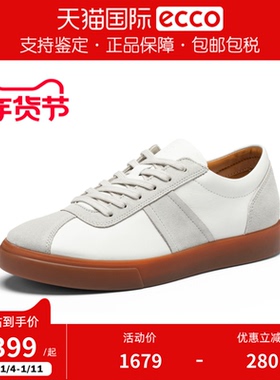 Ecco/爱步男休闲鞋 26年新款简约薄底复古德训鞋 柔酷10号560104