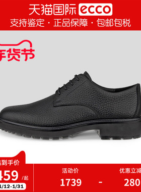 Ecco/爱步男鞋25新款德比鞋正装皮鞋 都市奥斯陆550224