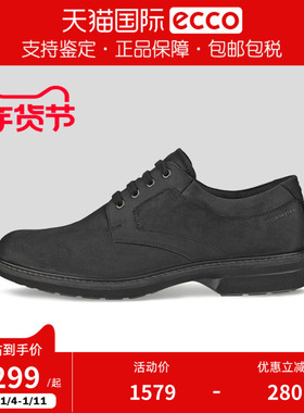 ECCO爱步男鞋新款时尚通勤商务皮鞋休闲正装鞋扭转503824香港现货
