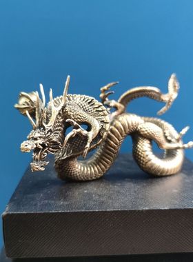 神龙手办黄铜中国龙摆件招财镇宅高档工艺品家居摆件高端创意礼品