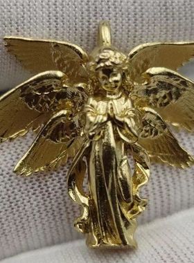 情侣毛衣配饰吊链黄铜项链