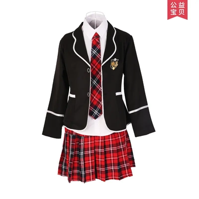 儿童英伦学院风日韩版长袖校服JK