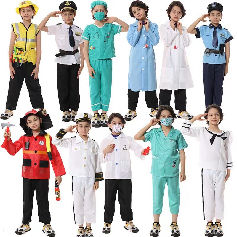 儿童万圣节职业扮演套装