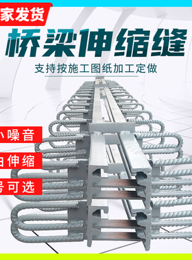 公路桥梁伸缩缝GQF-C40D60E80型模数伸缩缝毛勒缝橡胶条橡胶支座