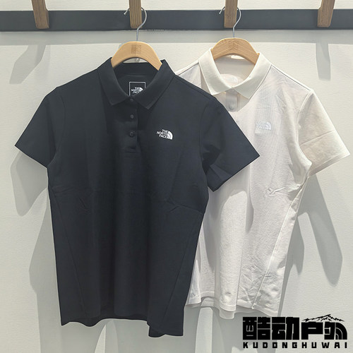 26春夏TheNorthFace北面户外速干吸湿透气防晒衣短袖POLO衫女8CYZ