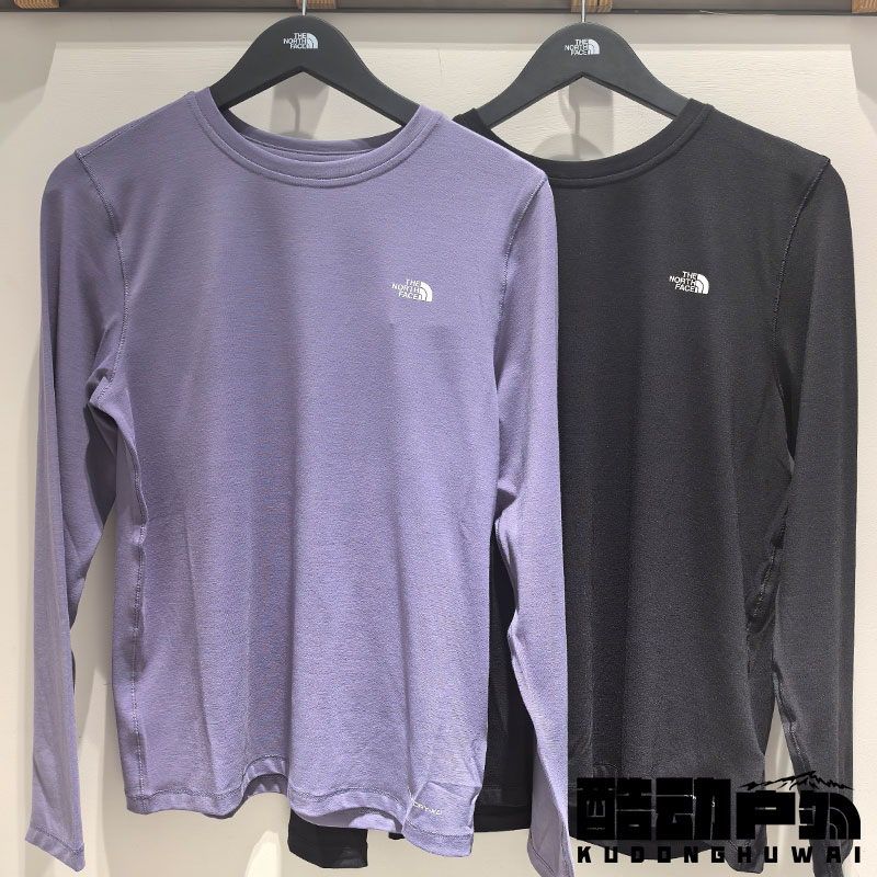 26秋冬新款TheNorthFace北面户外运动修身速干透气长袖T恤女8KGQ图片