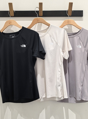 25夏季TheNorthFace北面户外徒步运动吸湿透气速干圆领短袖女8CYY