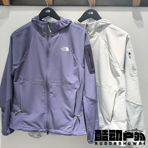 2026秋冬TheNorthFace北面户外休闲舒适棋盘格软壳夹克外套女8HEP