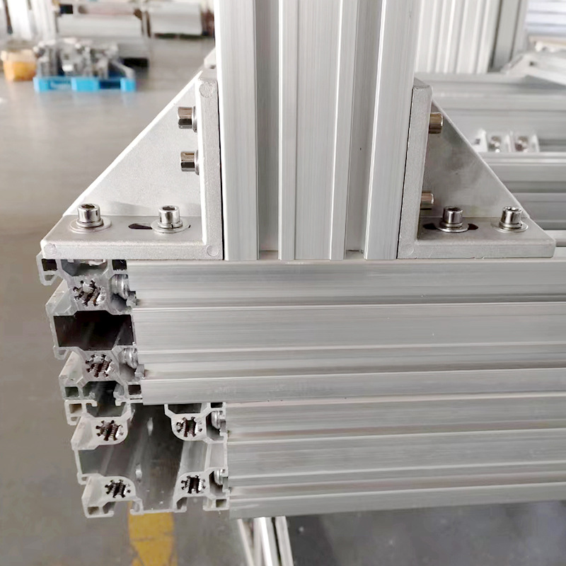 工业铝型材机架 加重雕刻机机架铝材 型材电气设备机架