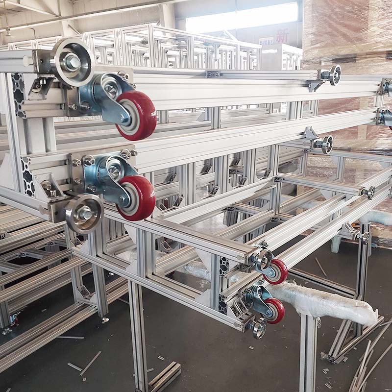 流水线机架4030流水线工作台架子设备保护罩钣金非标机架铝型材架