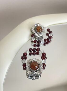 【妙手生金】黑金超七镶嵌女款戒