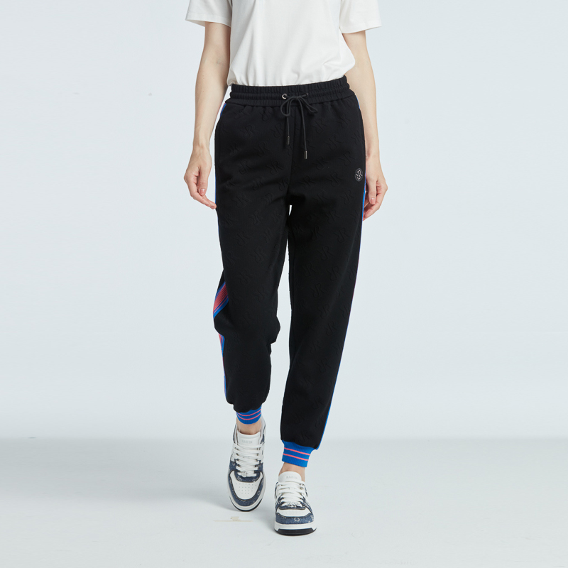 RARE女装黑色提花女士卫裤