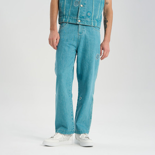 牛仔裤 RARE威雅男裤 双R贴布绣男士 春夏新款 情侣款