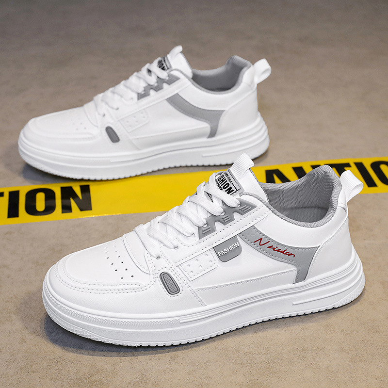 2025新款男士小白鞋百搭防滑运动休闲鞋德训鞋