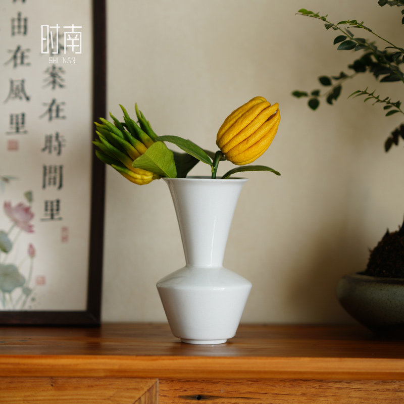 草木灰佛手柑花器中式陶瓷佛手瓜可水养专用水培花瓶佛手供盘器皿,家居饰品,其他花器,淘宝优惠券,粉丝福利购,淘宝优惠卷