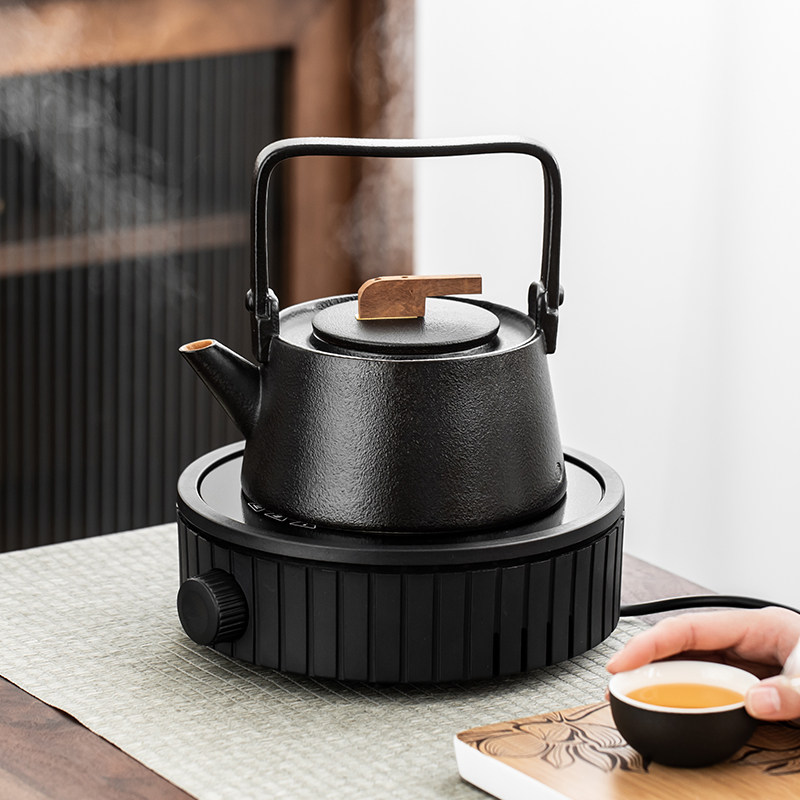 电陶炉玻璃煮茶壶提梁泡茶器茶具套装家用小型迷你陶瓷烧水壶单壶