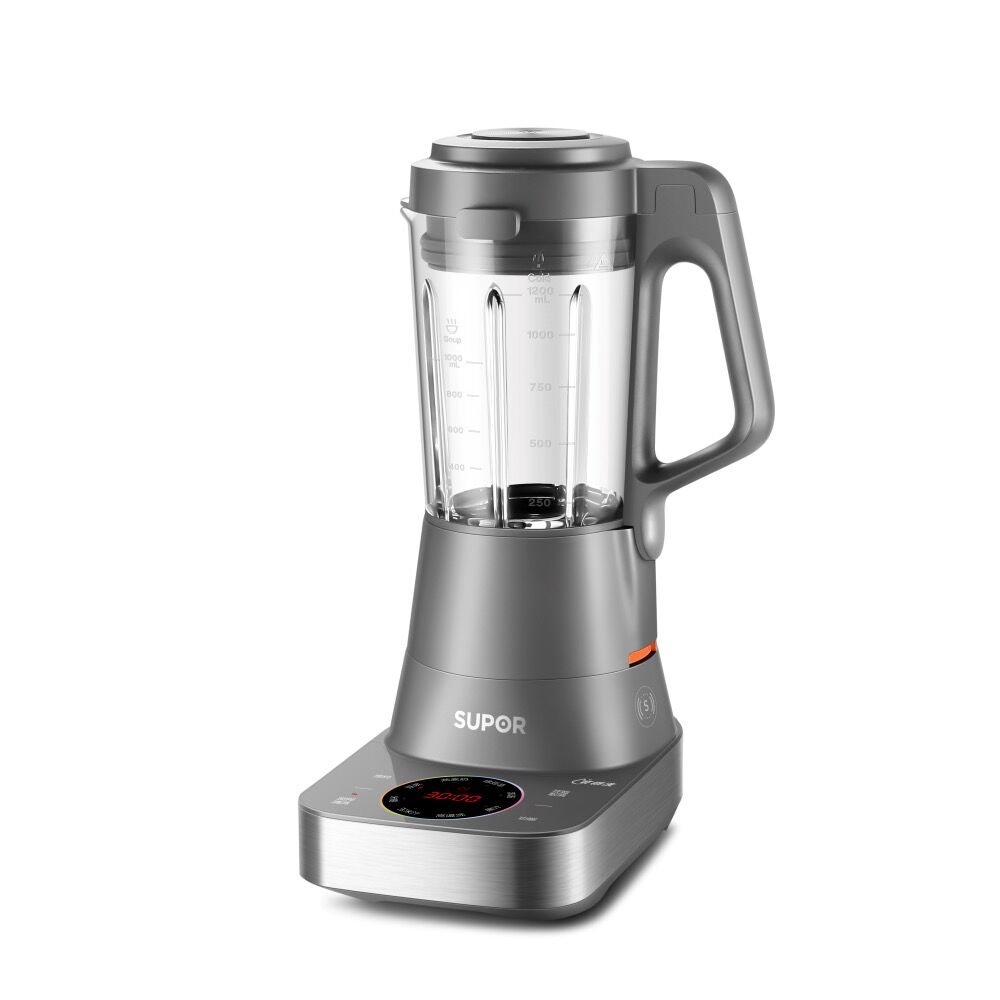 苏泊尔轻音可拆洗破壁机蒸汽清洗多功能加热料理机豆浆机SP73R