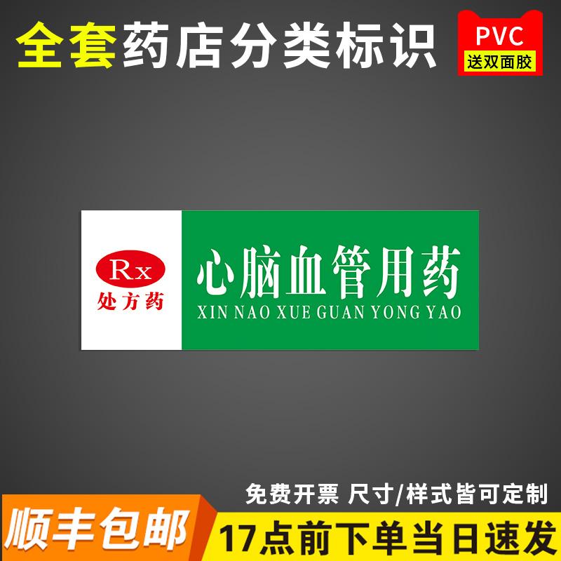 猫总监pvc门诊专柜标识药店分类