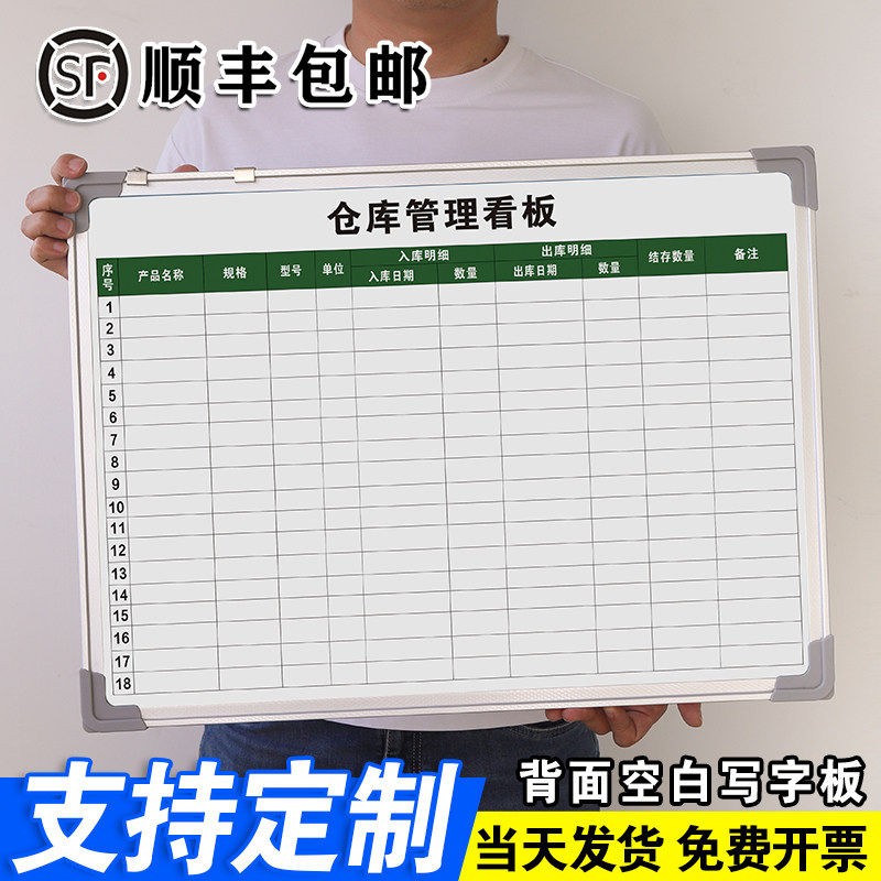 【仓库管理看板】白板写字板定