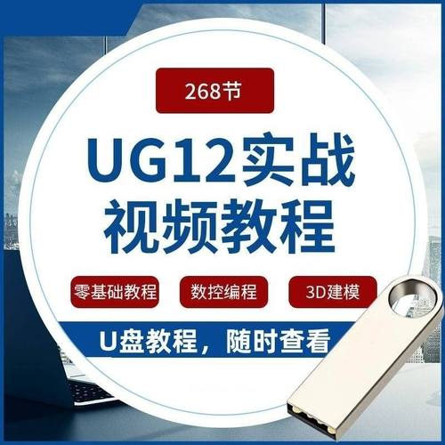 ug12加工中心编程教程U盘12.0视频数控铣三四五轴多轴NX课程教学