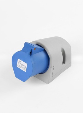 3芯16A 工业户外防水插座明装插座航空插座单项三线欧标IP44 113N