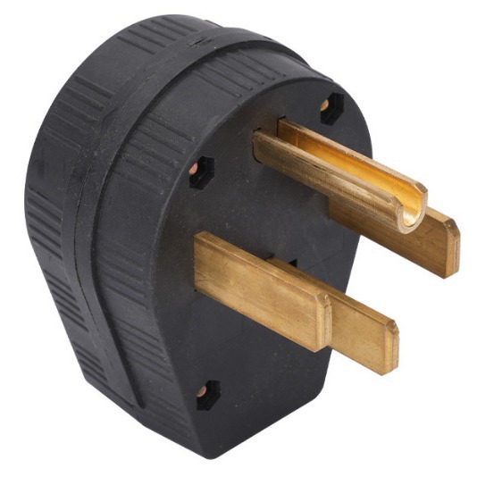 UL认证美式工业插头30A5A可组装插头充电插头发电机插头