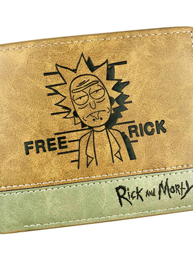 Hot Sell Men Wallet Rick And Morty Short Wallets Women Purse