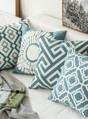 embroidery nordic pillow sofa pillow cushion living