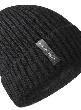 Men Warm Beanie Hat Winter Knitting Wool Hats for Uni Cap