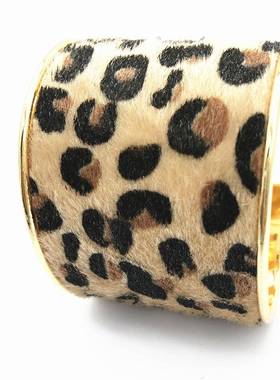 马毛豹纹手镯女 bracelet women leopard grain accessories