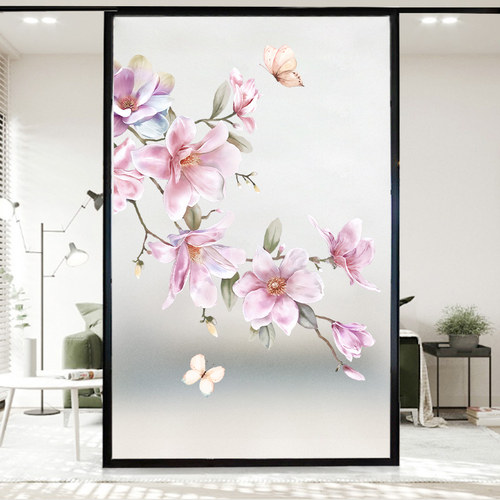 浴室磨砂玻璃贴纸卫生间