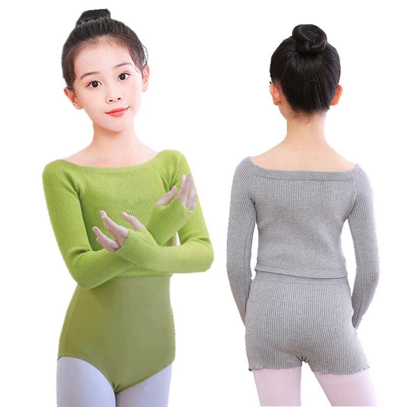 儿童舞蹈毛衣练功服冬季毛衫外套