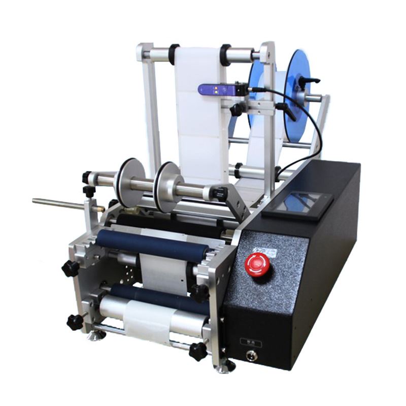 高档2源头厂家半自动瓶子贴标机 小型圆瓶贴标机 圆瓶贴标签机i.