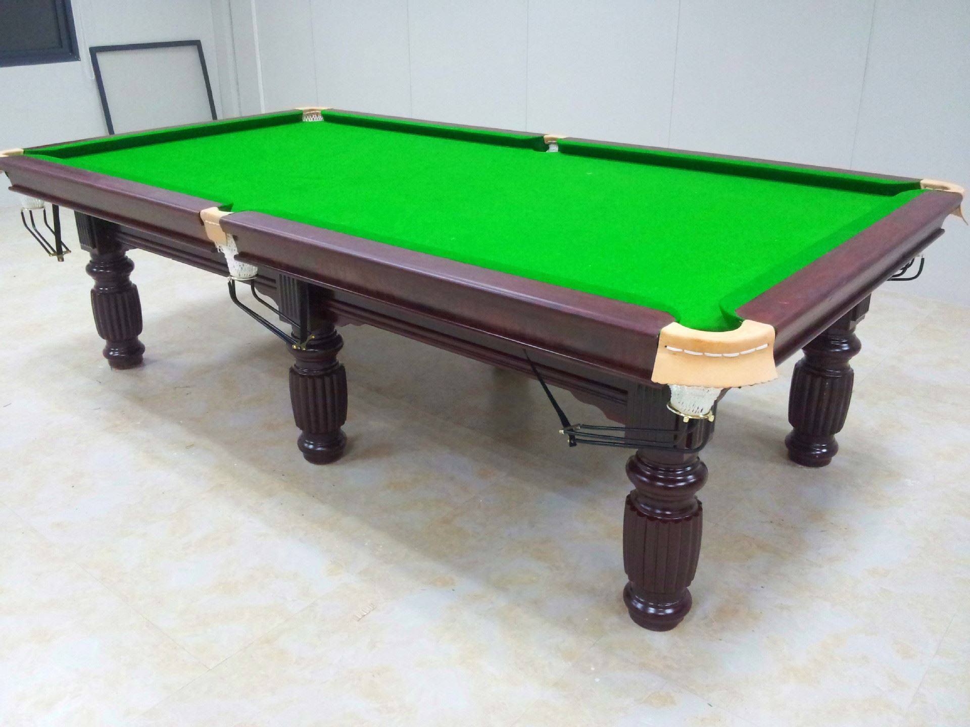 上海度康美式台球桌中式黑八全新实木大理石家用两用台球桌厂家