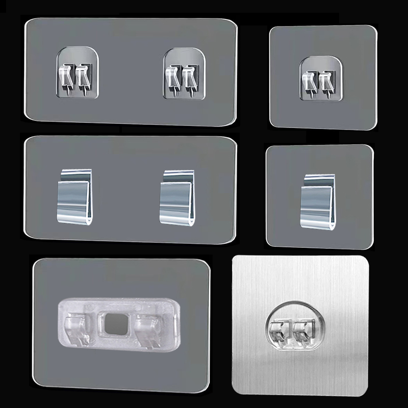 置物架胶贴抓扣铁艺置物架挂钩