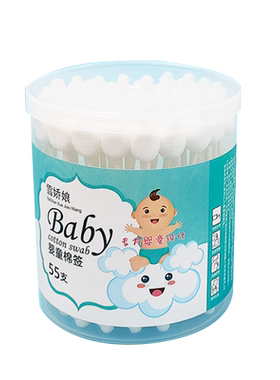 婴儿葫芦头一次性盒装家用棉棒