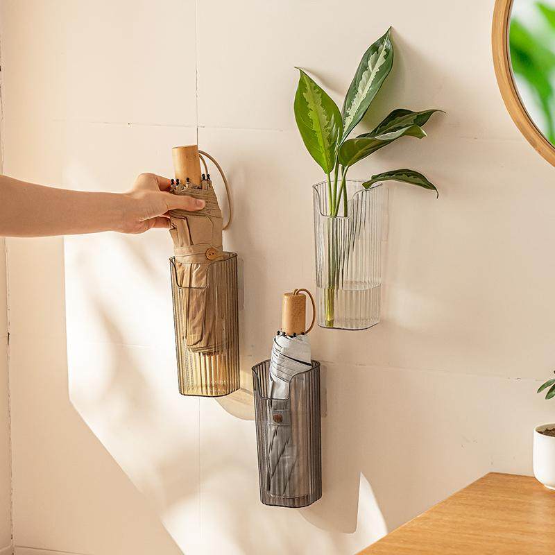 壁挂透明入户门折叠雨伞收纳神器车载伞收纳架水培植物花瓶收纳筒,收纳整理,壁式收纳盒,淘宝优惠券,粉丝福利购,淘宝优惠卷