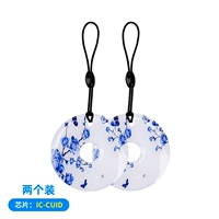 Круглый синий и белый (2 установки)