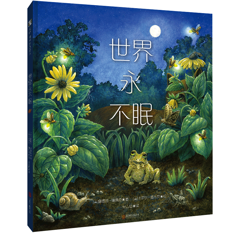 世界永不眠绘本科普观察昆虫幼儿园老师推荐科学启蒙宝宝聪明三到八岁教育学习绘本