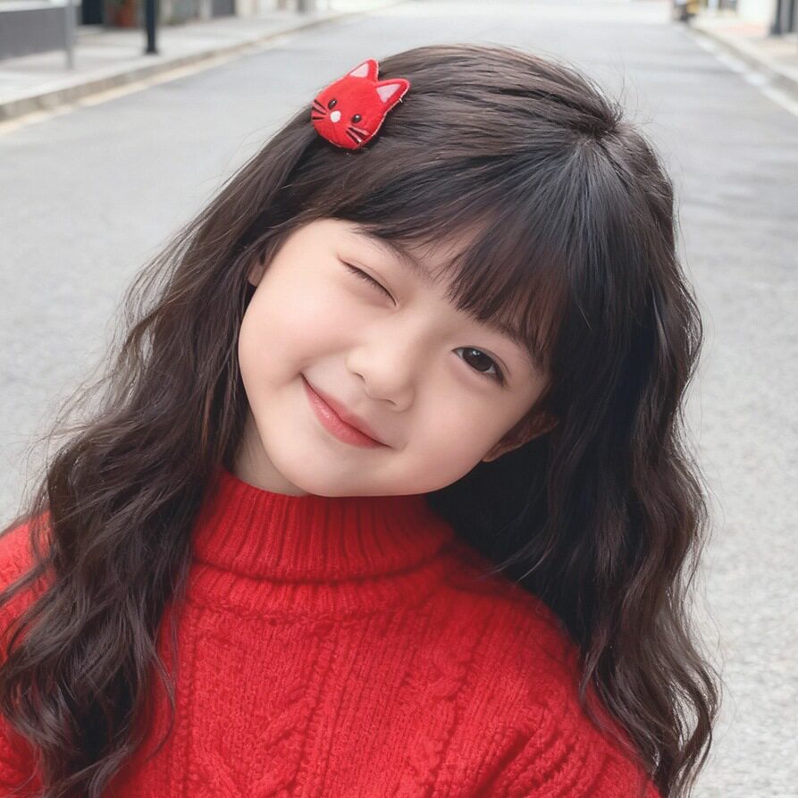 儿童羊毛卷假发女节日表演专用