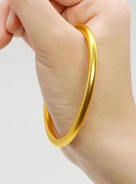 【48小时发货】越南沙金手镯女防 黄金 色送妈妈老年人古法传承正