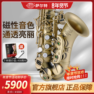 台湾萨尔特高音萨克斯风小弯管降b调初学专业演奏乐器通用SP 6560